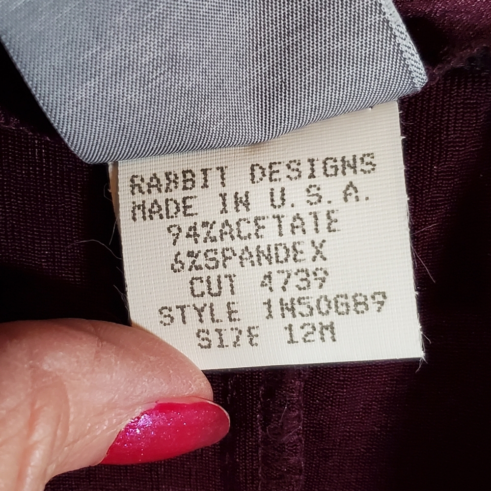 Rabbit Rabbit Rabbit Design 2 Piece Dress And Jacket - Picture 7 of 10